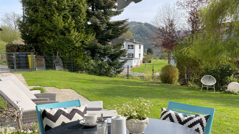 Sonnenterrasse der Ferienwohnung ›Ahrliebe‹